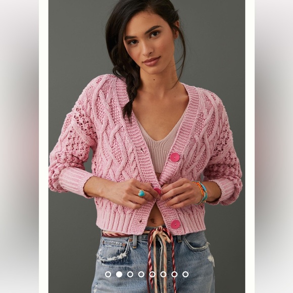 Anthropologie Sweaters - Anthropologie NWT Pilcro Cable-Knit
Cardigan Sweater Size XS.